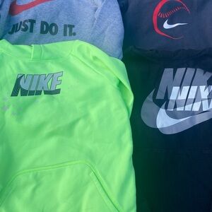 Nike Kids Bright Green Hoodie